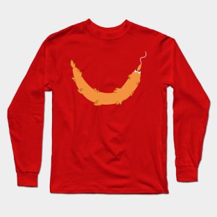 Worm Smile (Orange) Long Sleeve T-Shirt